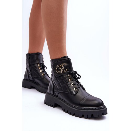 Boto Women's Ankle Boots with Decoration Black Toye Cene