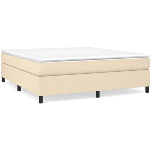 Maison Chic Box spring postelja - Vzmetna postelja z vzmetnico krem 180x200 cm blago SL2026, (21889195) Cene