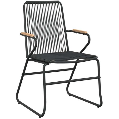 vidaXL Set za objedovanje u vrtu 5 komada Crni PVC rattan Cijene