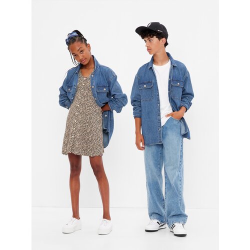 GAP Teen Denim Oversized Shirt - Boys Cene