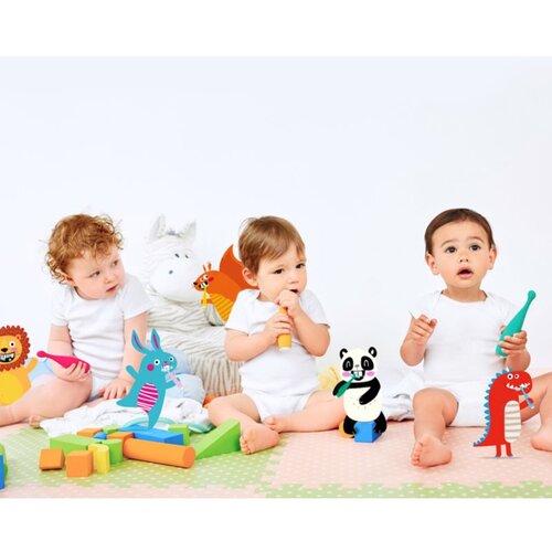 Foreo sonična četkica za zube issa baby 0-4 godine zelena Slike