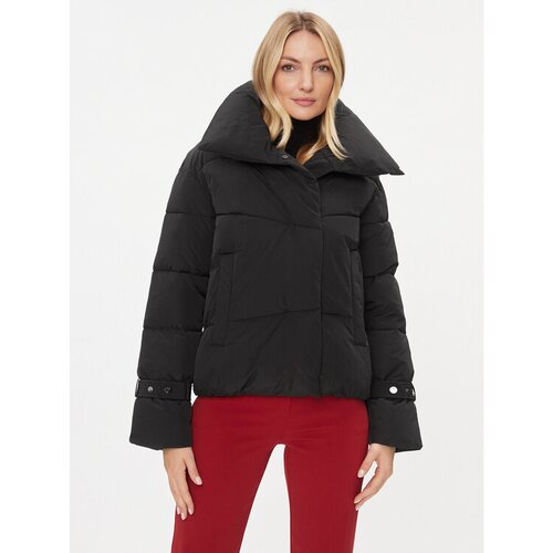 Rinascimento Puhovka CFC0113537003 Črna Regular Fit Slike