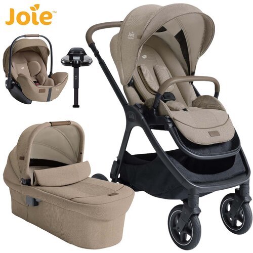 Joie otroški voziček 4v1 finiti™ + i-level™ pro signature sand stone + isofix baza encore Cene