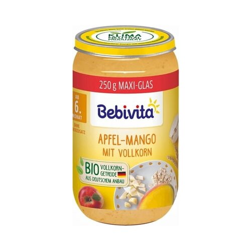 Bebivita Otroška kaša - sadje in žitarice, jabolko-mango s polnozrnatimi kosmiči Cene