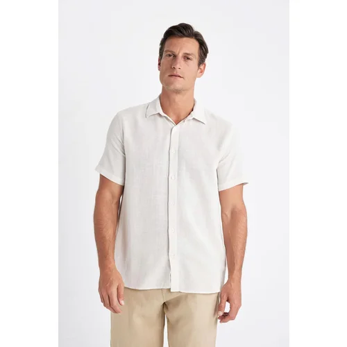 Defacto Regular Fit Polo Neck Cotton Short Sleeve Shirt