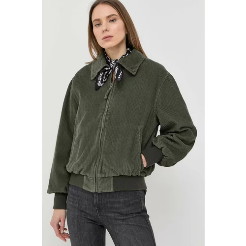Levi's Bomber jakna za žene, boja: zelena, za prijelazno razdoblje