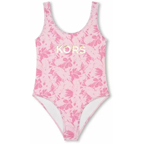 Michael Kors Dječji jednodijelni kupaći kostim boja: ružičasta