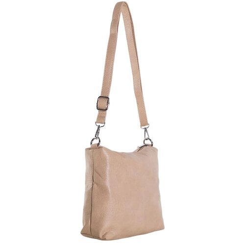 Fashion Hunters Dark beige city shoulder bag 2in1 made of eco leather Slike