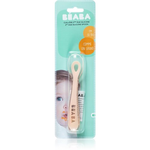 Beaba Silicone Spoon 8 months+ žličica Pink 1 kom Slike