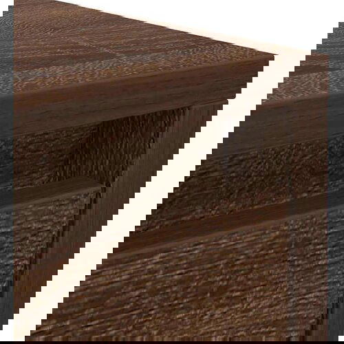 vidaXL Kavna mizica s predali rjav hrast 70,5x70x40 cm Cene