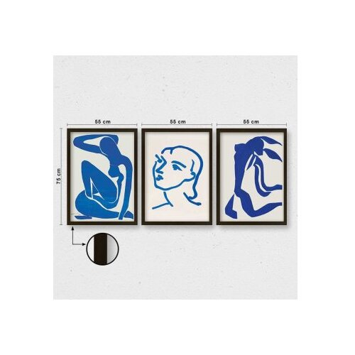Wallity Set uramljenih slika 3SC_UN024616, 3 dijela Slike