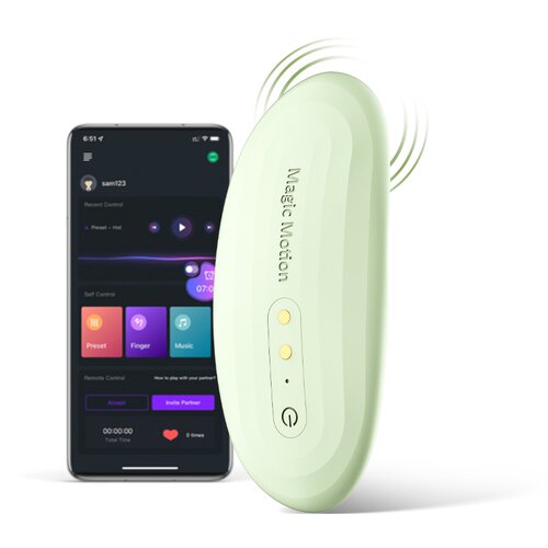 Magic Motion Nyx Smart Panty Vibrator Green Cene