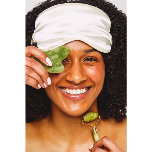 Zo&amp;euml; Ayla Jade Facial Roller And Gua Sha Tool darilni set za obraz Slike