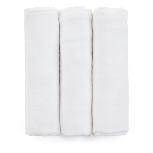 Petite&Mars Moussy platnene pelene Total White 68 x 68 cm 3 kom Cijene