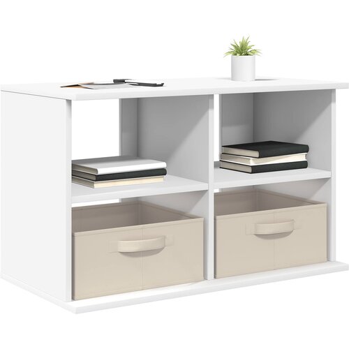  Stalak za TV s ladicama Bijelo 79 x 40 x 48 cm Slike