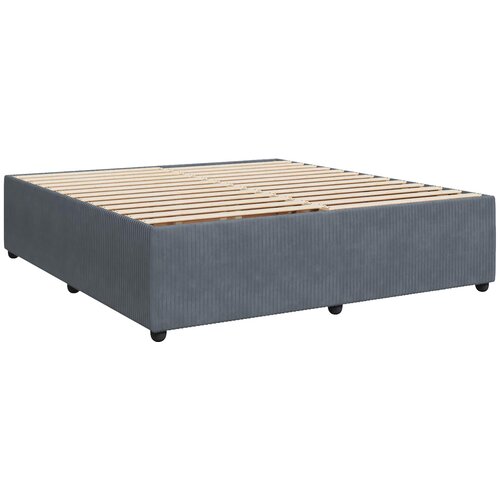  Boxspring krevet s madracem Tamnosiva 180 x 200 cm Bar&amp;scaron;un Slike