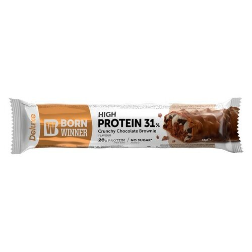 BORN WINNER protein bar crunchy chocolate brownie 64g Cene