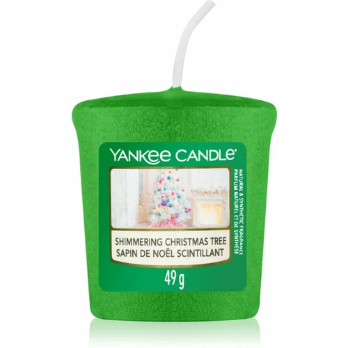 Yankee Candle Shimmering Christmas Tree mala mirisna svijeća bez staklene posude 49 g