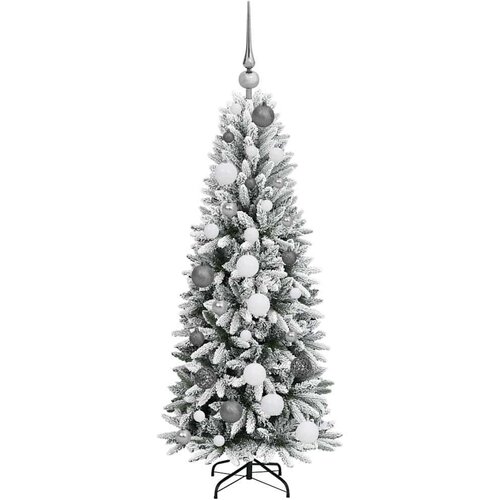 VidaXL Umjetno božićno drvce Bijelo 120 cm PVC Slike
