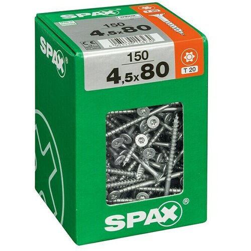 SPAX Univerzalni vijak T-Star plus (Ø x D: 4,5 x 80 mm, Površina WIROX, T-Star plus, 150 Kom.) Cijene