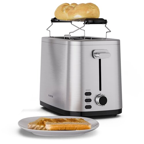 Klarstein Verosteel toster | Toster za 2 kri&scaron;ke | 800 W | 7 razina pečenja | Grijač peciva Cijene
