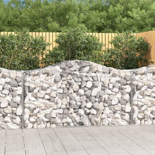  Lučne gabionske košare 14kom 200x50x100/120cm pocinčano željezo Cijene