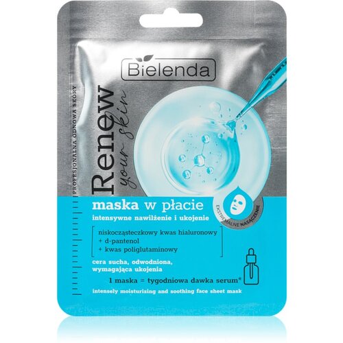 Bielenda Renew Your Skin vlažilna tekstilna maska 18 g Slike