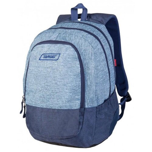 Target Šolski nahrbtnik Zip Duel Blue Melange Cene