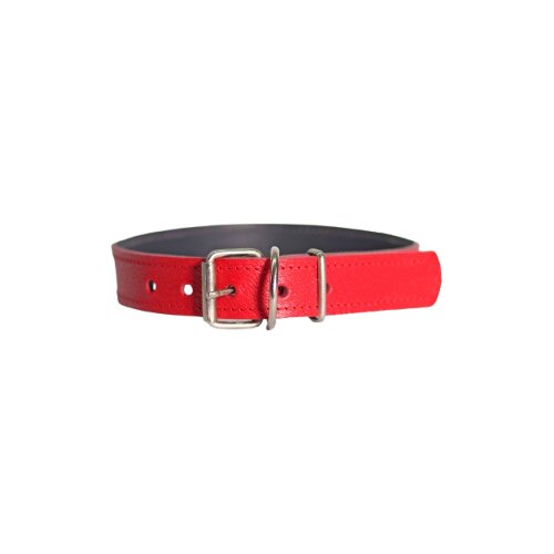 Alexa Leather Ogrlica za pse Classic, 30mm, Crvena Slike