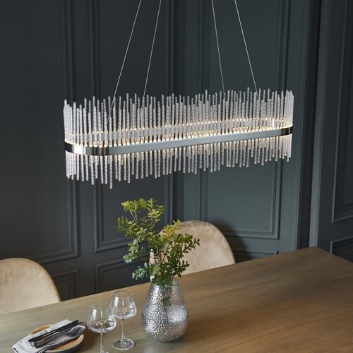  Endon 107109 - LED luster na sajli LED/47W/230V 3000K sjajni hrom Slike
