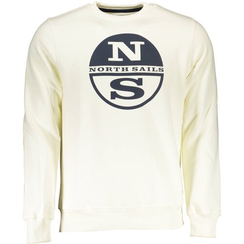 North Sails WHITE MEN&#39;S SWEATSHIRT WITHOUT ZIP Cijene