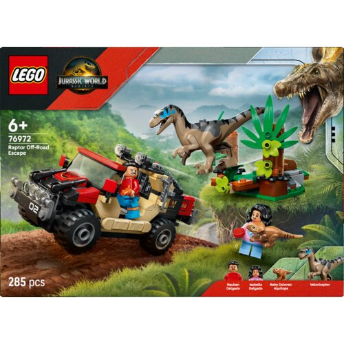 Lego Igracka Kocke Jurassic World Raptor Off-Road Escape 6+ Slike