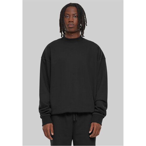 UC Men Men's Light Terry Crew Sweatshirt - Black Cene