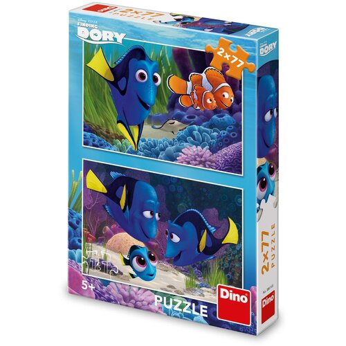 Dino Puzzle Dory 2x77 delova (386143) Slike