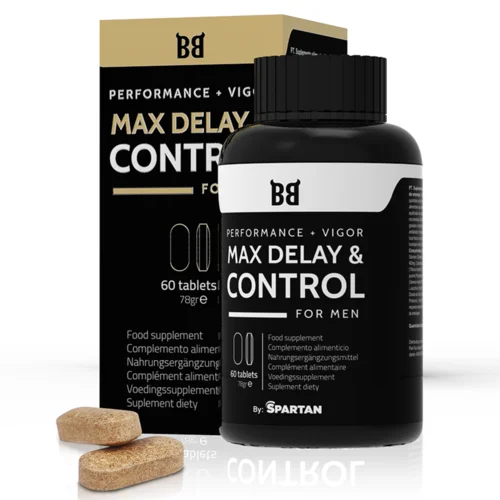 BlackBull By Spartan - MAX DELAY & CONTROL PERFORMANCE + VIGOR FOR MEN 60 TABLETS