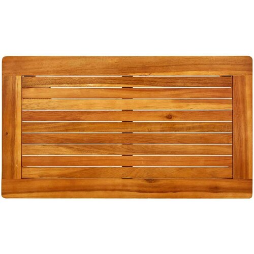 VidaXL Vrtni stolić za kavu 70 x 40 x 36 cm masivno bagremovo drvo Slike