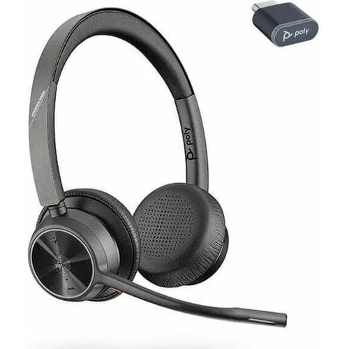 Poly Brezžične Bluetooth slušalke Plantronics Voyager 4320 MS UC črne (218478-02)