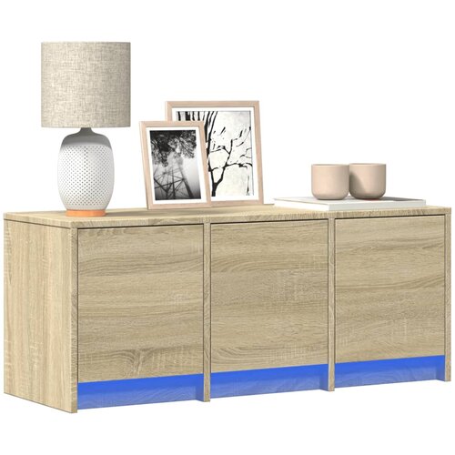 Furnova TV omarica z LED sonoma hrast 97x34x40 cm inženirski les, (21924780) Cene