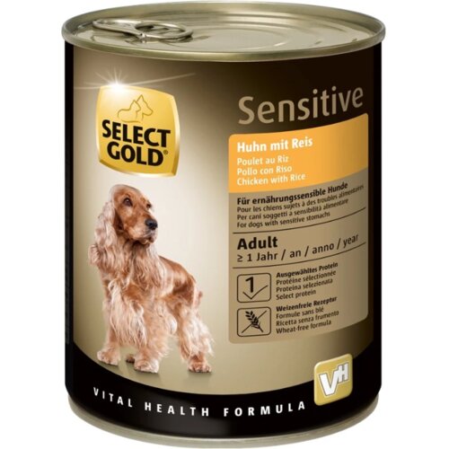 Select Gold Sensitive Adult pi&scaron;čanec z rižem 800 g Cene