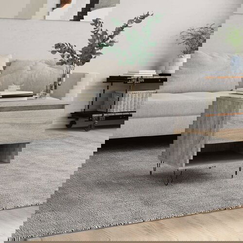 vidaXL Klubska mizica siva sonoma 50x46x50 cm inženirski les Cene