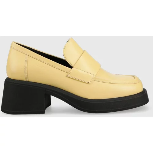 Vagabond Shoemakers Usnjeni salonarji DORAH ženski, rumena barva, 5542.001.15