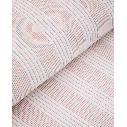 Kave Home Crveni/bijeli pamučan pro&amp;scaron;iven prekrivač 240x260 cm Macie &amp;ndash; Slike