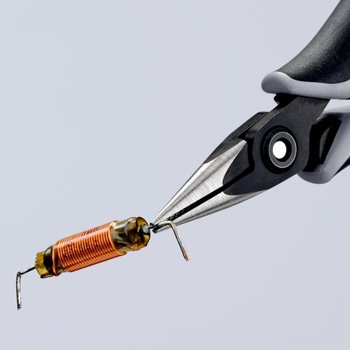 Knipex precizna kle&amp;scaron;ta za elektroniku sa poluokruglim čeljustima 130mm (34 52 130 esd) Slike