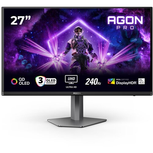 AOC G2 AG276UZD computer monitor 67.3 cm (26.5) 3840 x 2160 pixels 4K Ultra HD OLED Black Cijene