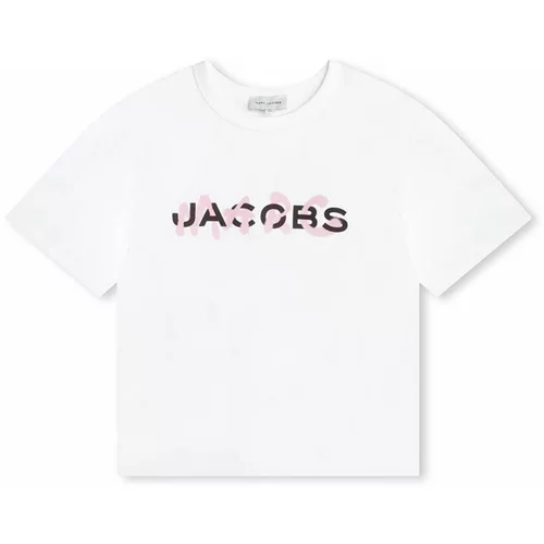 Marc Jacobs Dječja pamučna majica kratkih rukava boja: bijela