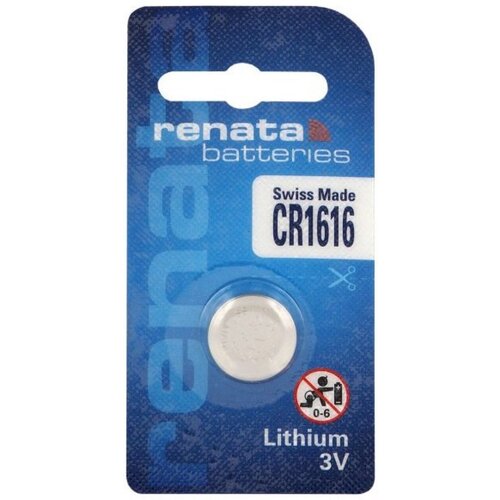 Renata Gumbna baterija CR 1616 litijeva CR1616 50 mAh 3 V\, 1 kos, (20430462) Cene
