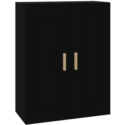 Maison Chic Stenska omarica - Zidna omarica črna 69,5x32,5x90 cm inženirski les iu413, (22062419) Slike