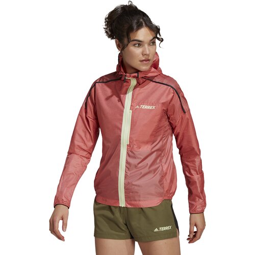 Adidas agr wweave j w, ženska jakna za trčanje, crvena H11745 Slike