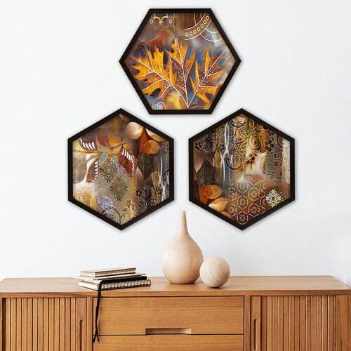 Wallity uramljena slika 6GEN178443, 35x35 cm, 3 dela Cene