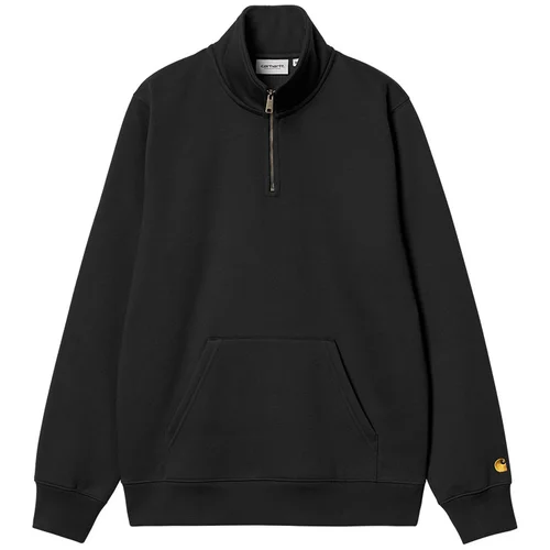 Carhartt WIP Chase Neck Zip Sweatshirt Black